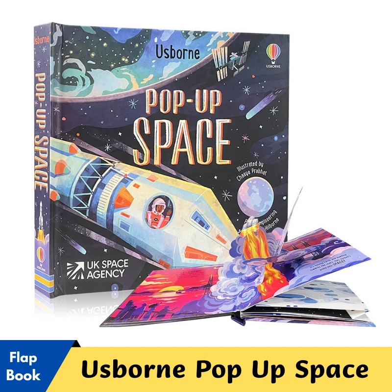 Kids Toys Now - Usborne Pop Up Space edukacyjne książki