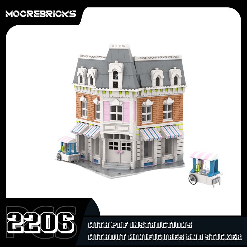 Kids Toys Store - Zestaw klocków konstrukcyjnych MOC Street View