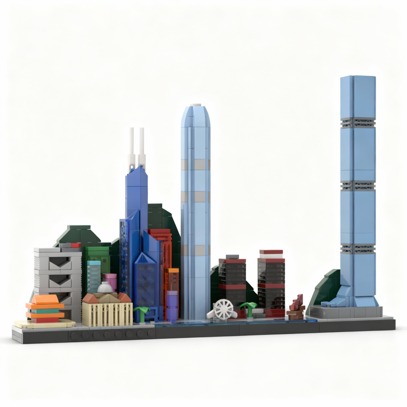Kids Toys Hong Kong - 667 elementów MOC Model Hong Kong