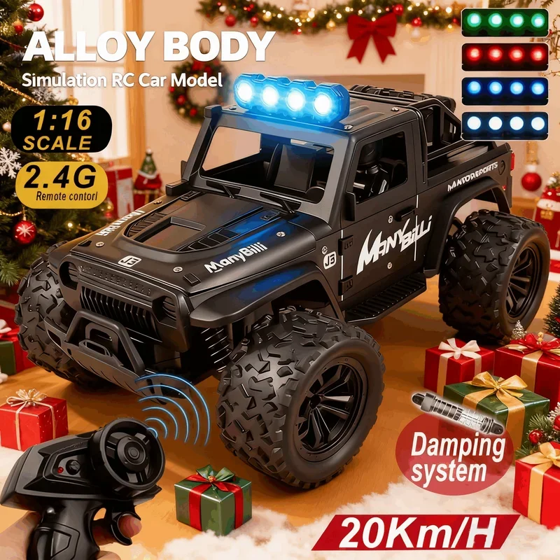 Kid Toys And More - Samochód zdalnie sterowany 1:16 z oświetleniem