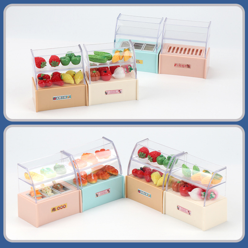 Kids Toys Store - 1/12 Domek dla lalek Mini Supermarket
