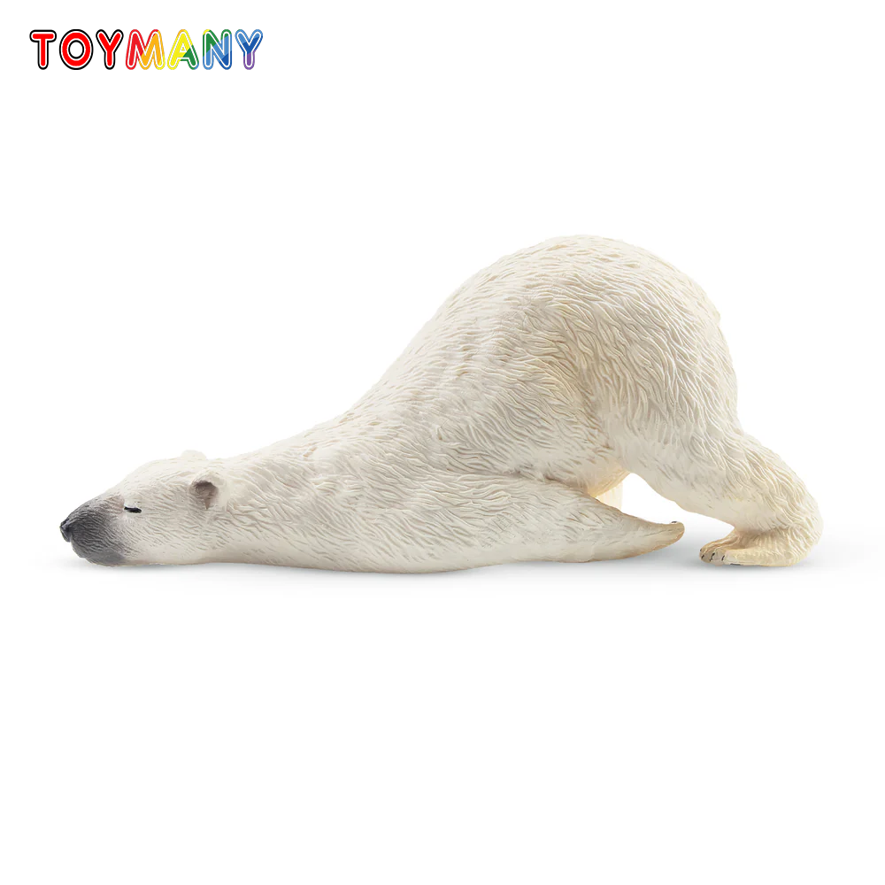 Kids Toys Under $5 - Toymany symulacja leżący dorosły niedźwiedź polarny