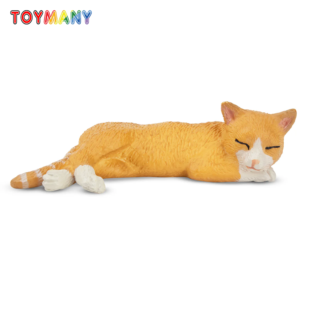 Kids Toys Under $5 - Toymany symulacja leżący pomarańczowy kot kot
