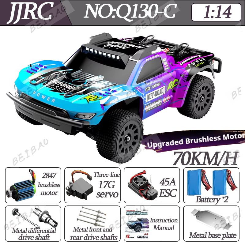 Kid Toys And More - JJRC Q130 Q130-C 70KM/H 4WD Samochód