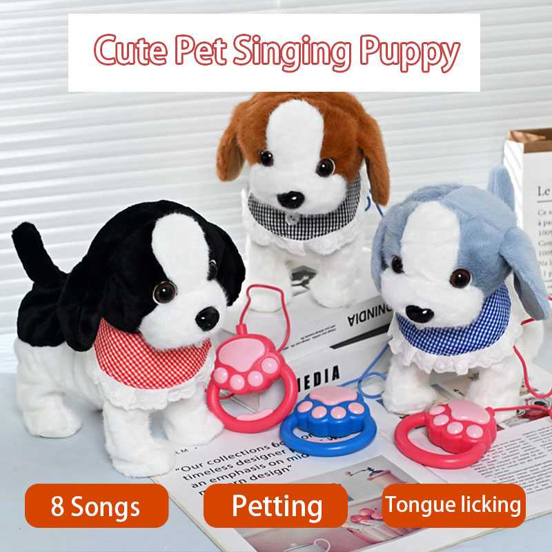 Pull String Electric Puppy Sof – Kids Toys Dog recenzja i cena