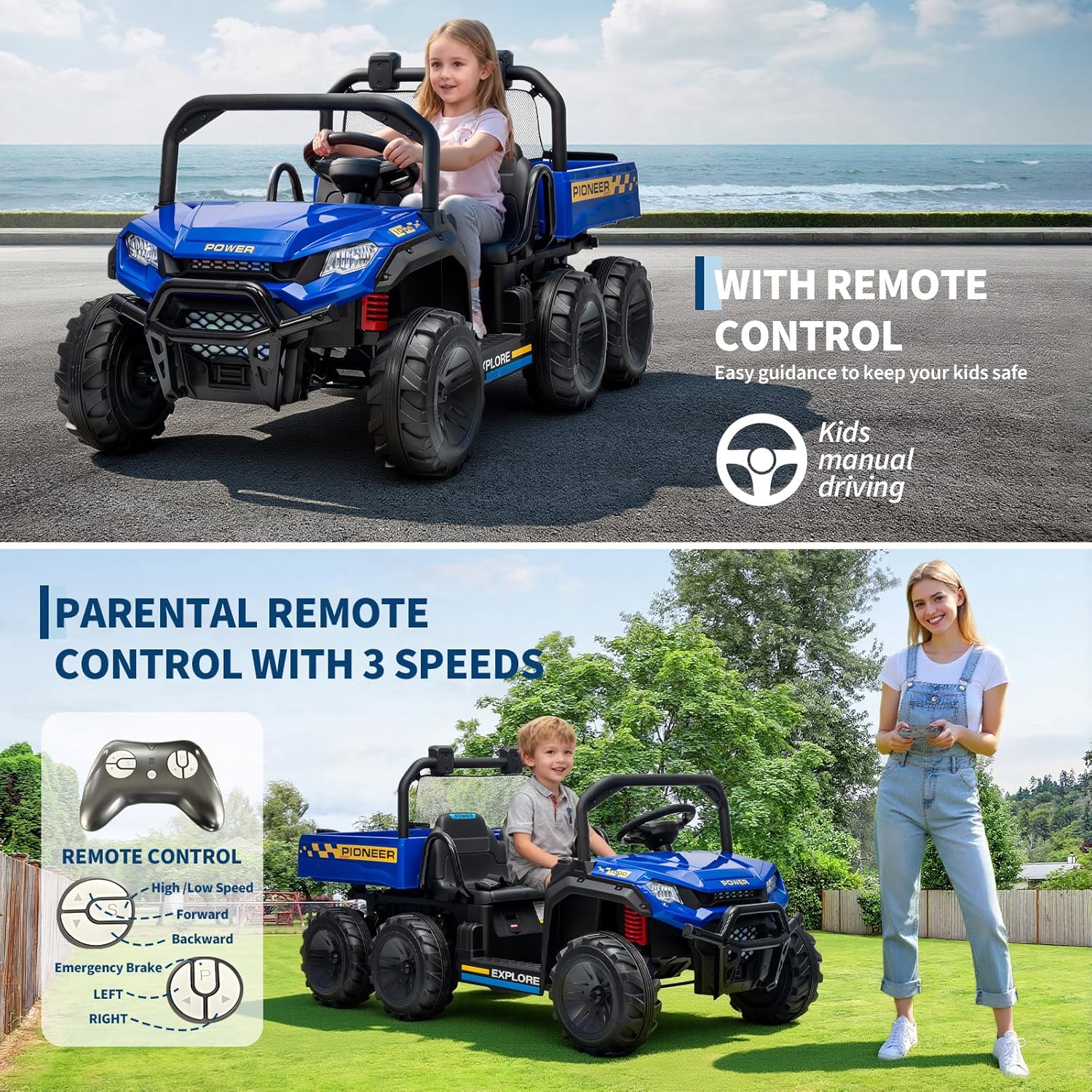 24V 4WD 2-miejscowy Dziecięcy  – Kids Toys Electric recenzja i cena