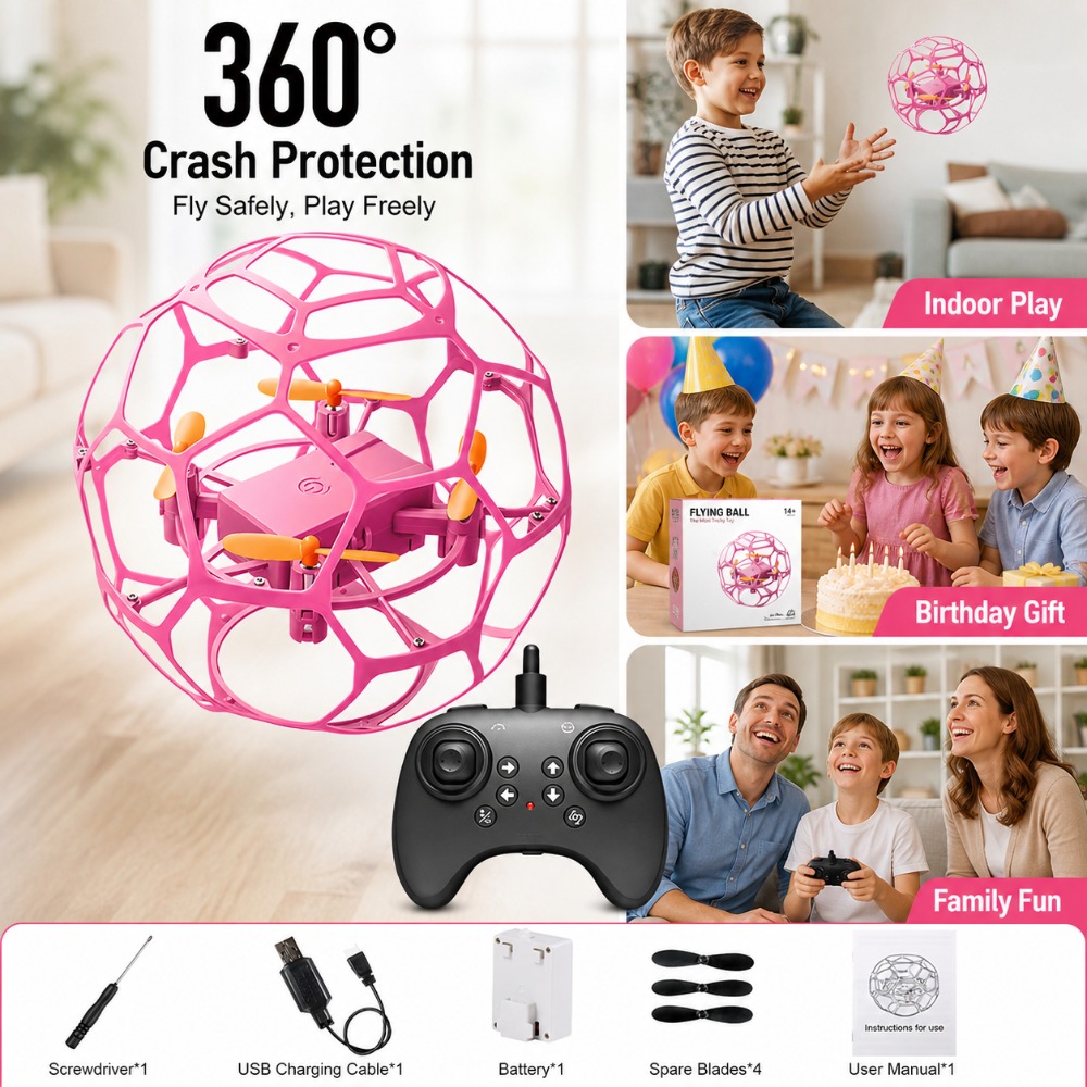 Dron RC w kształcie piłki nożn – Kids Toys Under $10 recenzja i cena