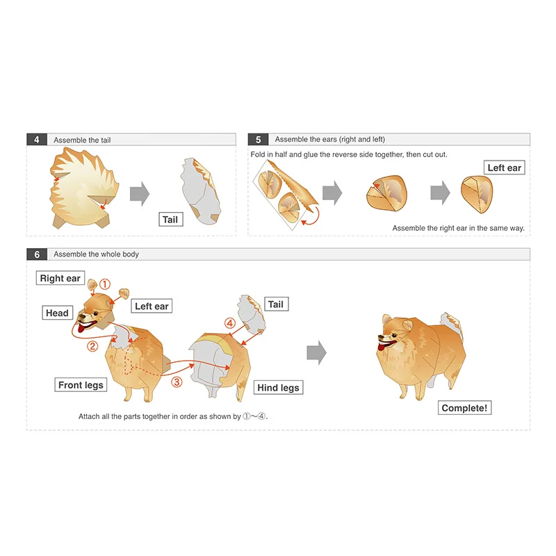 Pomorski pies składany Origami – Kids Toys Dog recenzja i cena