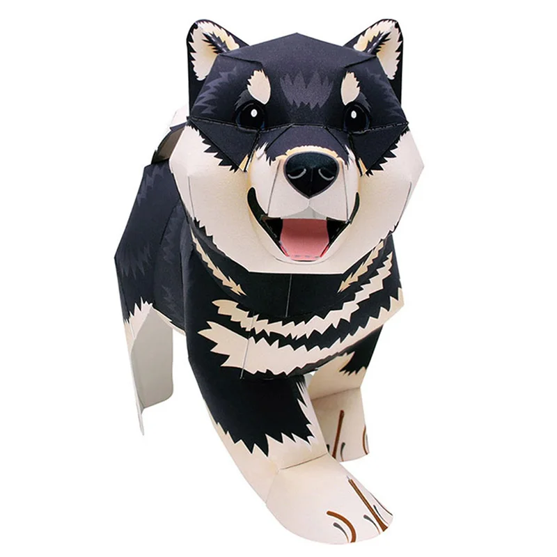 Czarny pies Shiba Inu Ręcznie  – Kids Toys Dog recenzja i cena