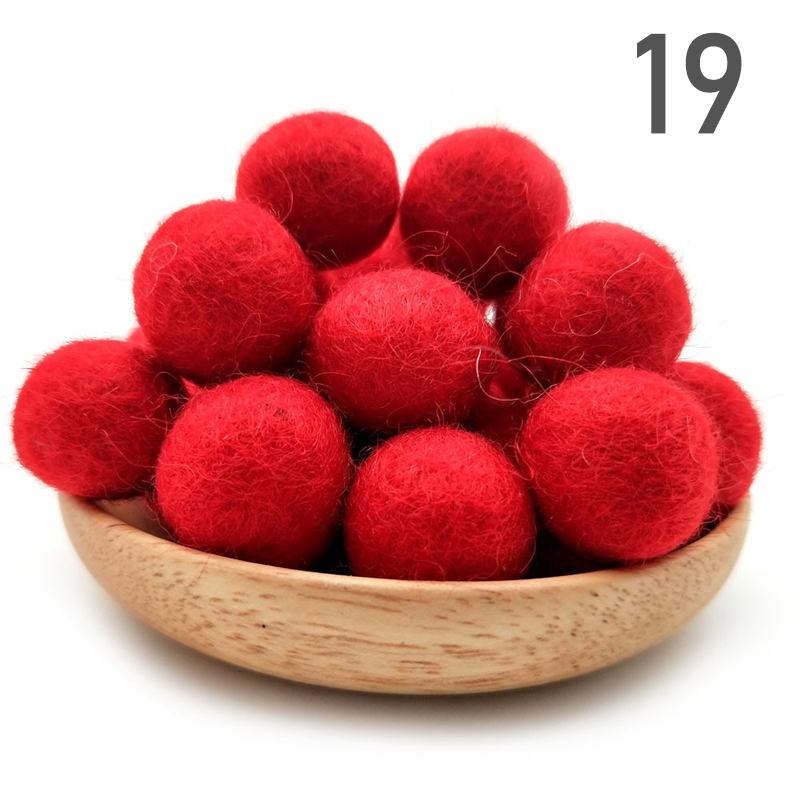 10/30szt 2cm Wełniane filcowe  – Kids Toys In Wholesale recenzja i cena