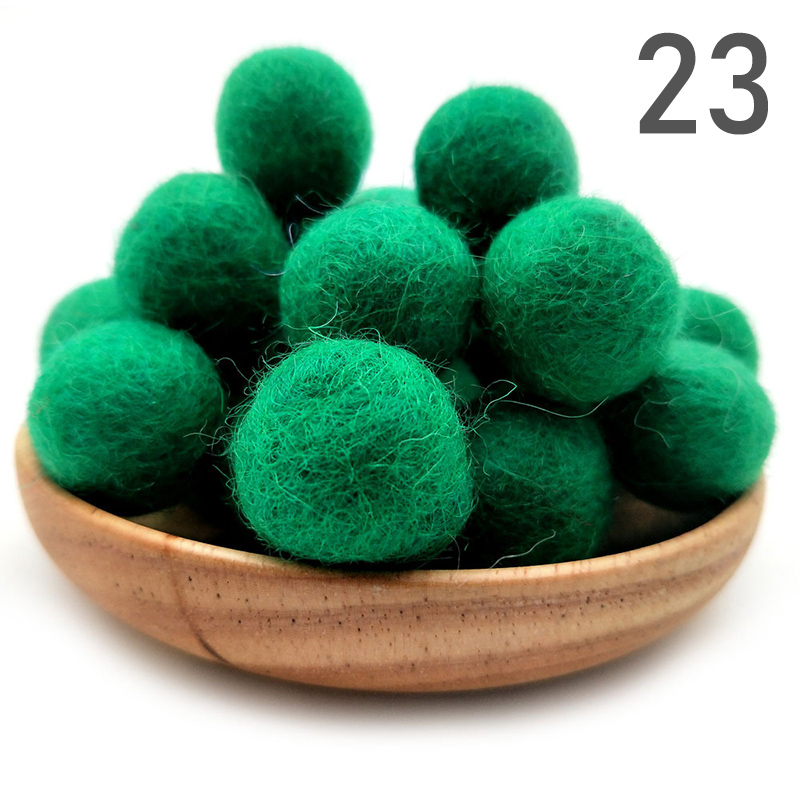 10/30szt 2cm Wełniane filcowe  – Kids Toys In Wholesale recenzja i cena