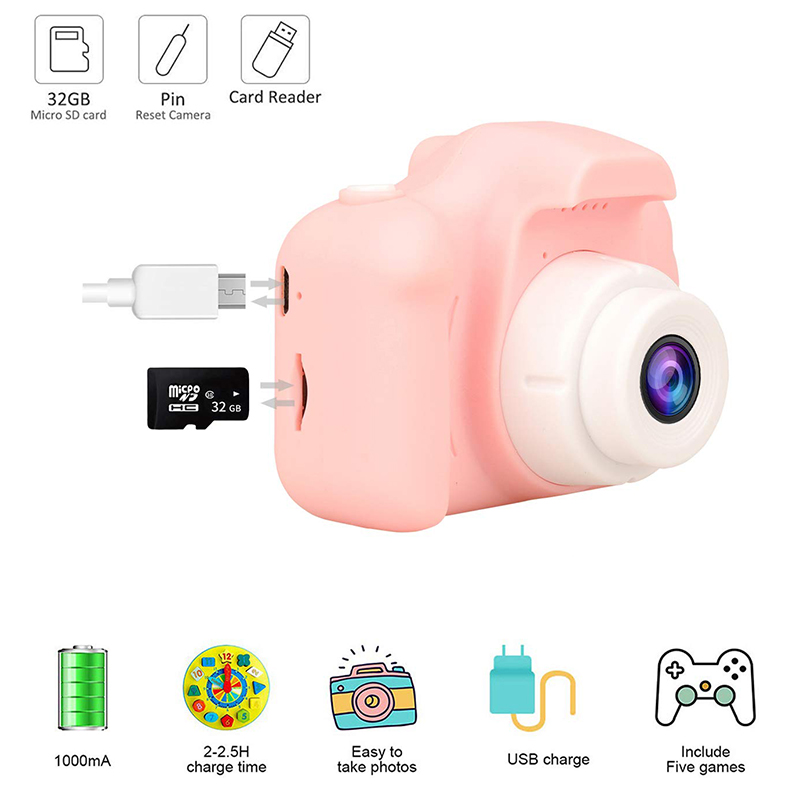 Aparaty dla dzieci Mini HD Cyf – Kids Toys Youtube recenzja i cena