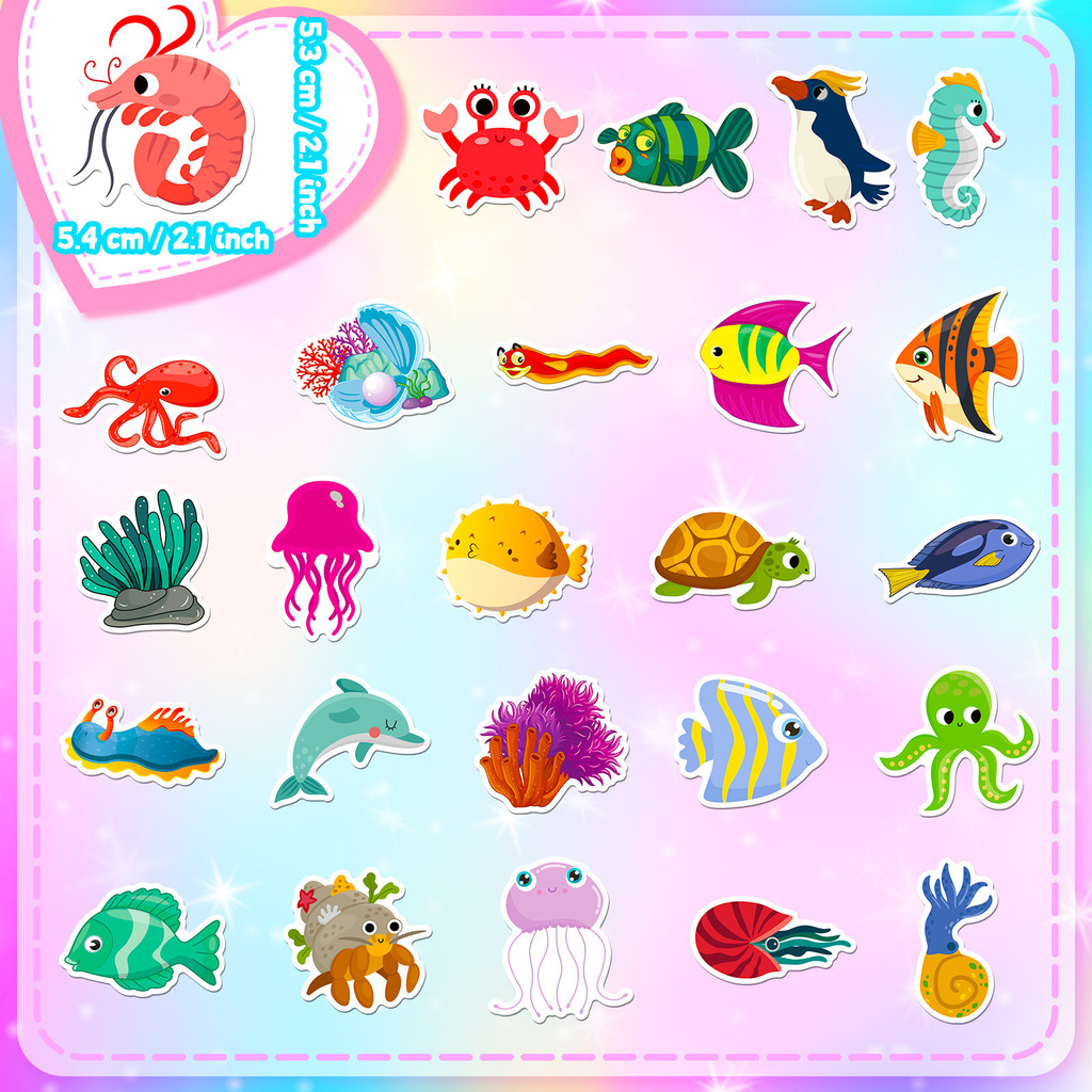 50 szt. Naklejek z motywem życ – Kids Toys Store recenzja i cena