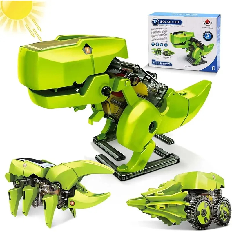 Zestaw solarnych robotów 3w1,  – Kids Toys Under $10 recenzja i cena