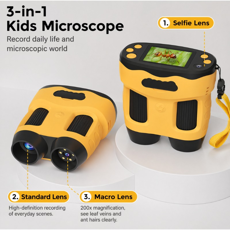Kamera Mikroskopowa 4K 1000X C – Kids Toys Top View recenzja i cena