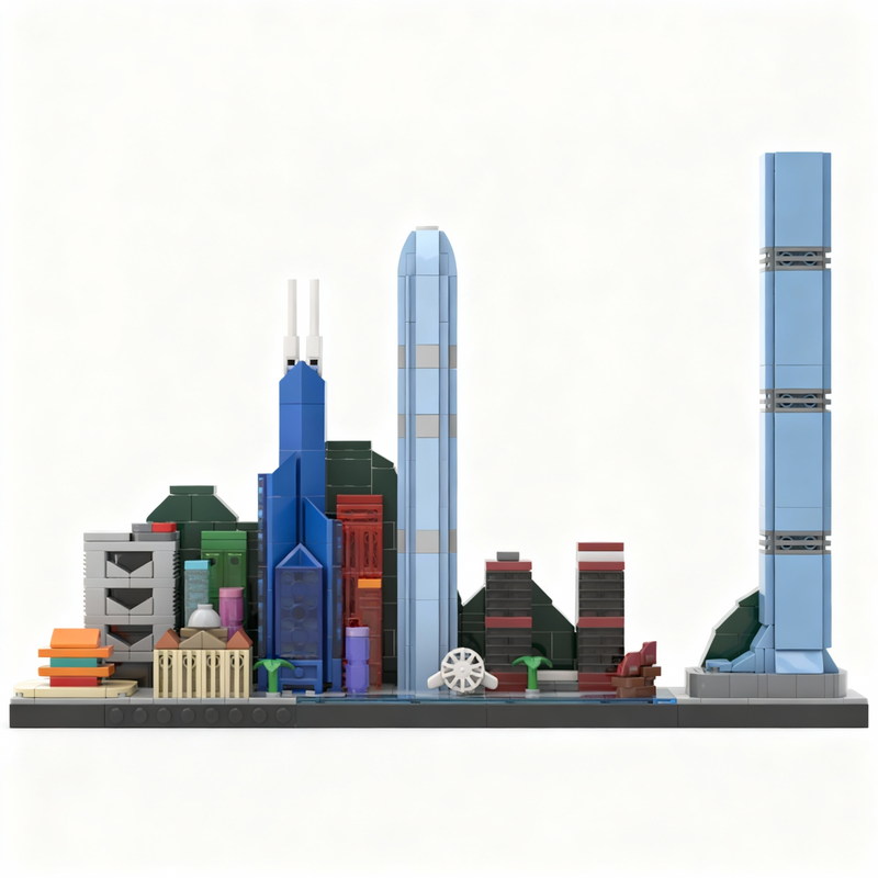 667 elementów MOC Model Hong K – Kids Toys Hong Kong recenzja i cena